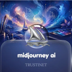 لوگوی ابزار تولید تصویر و ویدئو Midjourney