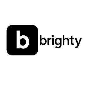 لوگوی رسمی اپلیکیشن Brighty؛ پلتفرم بانکی و کریپتویی سوئیسی